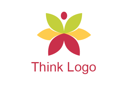 flower with dot logo
