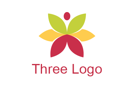 flower with dot logo