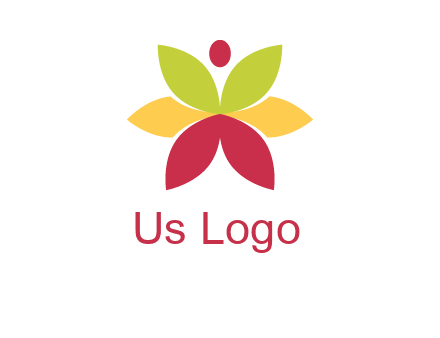 flower with dot logo