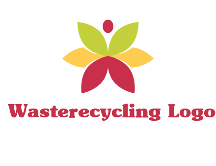 flower with dot logo