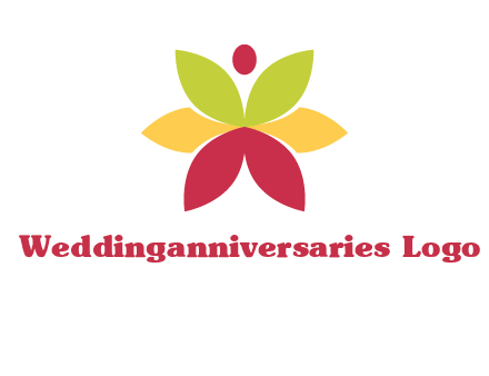 flower with dot logo