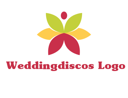 flower with dot logo