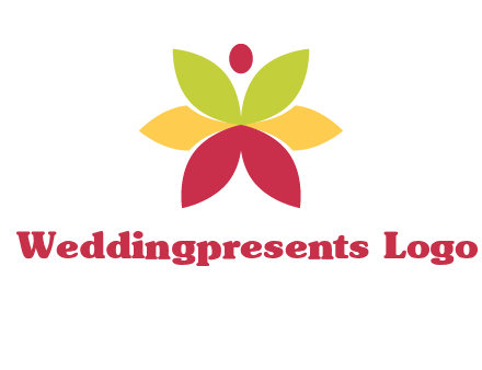 flower with dot logo
