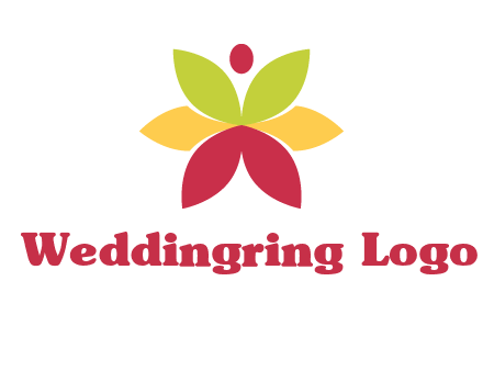 flower with dot logo