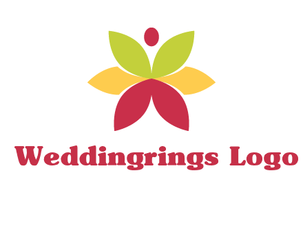 flower with dot logo