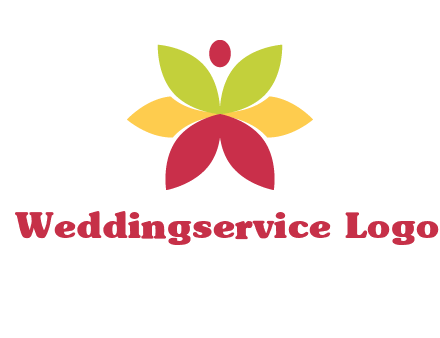 flower with dot logo
