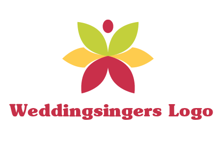 flower with dot logo