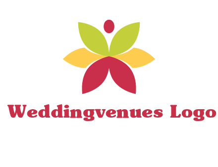 flower with dot logo
