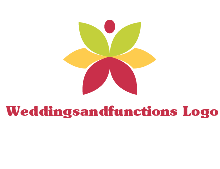 flower with dot logo