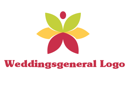 flower with dot logo