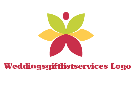 flower with dot logo