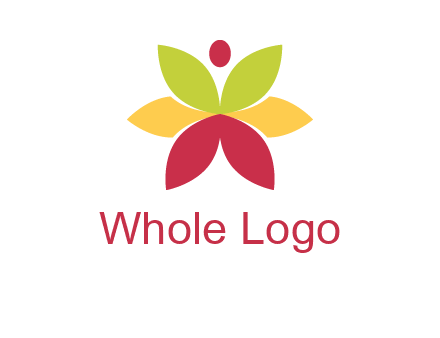 flower with dot logo