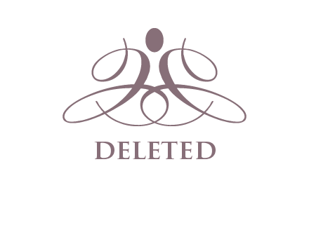cursive person logo