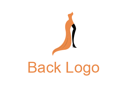 leg in slit dress logo
