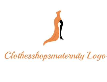 leg in slit dress logo