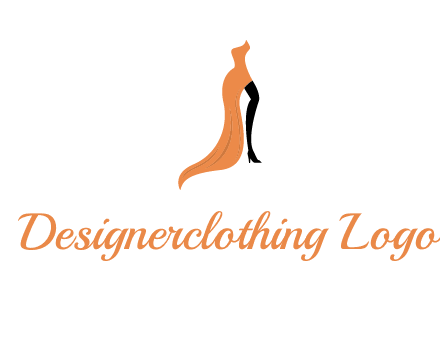 leg in slit dress logo