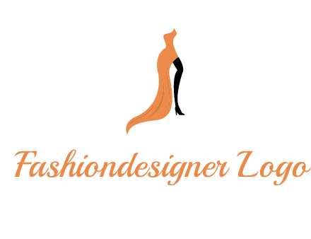 leg in slit dress logo