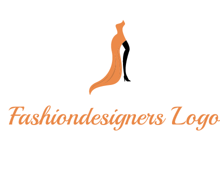 leg in slit dress logo