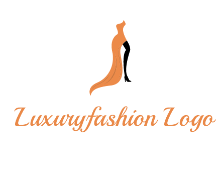 leg in slit dress logo