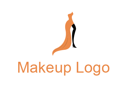 leg in slit dress logo