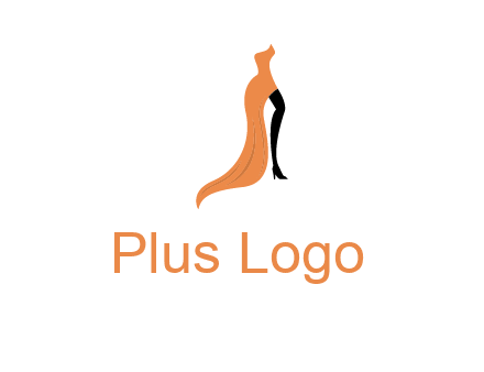 leg in slit dress logo
