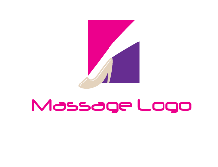 leg wearings heel shoe logo
