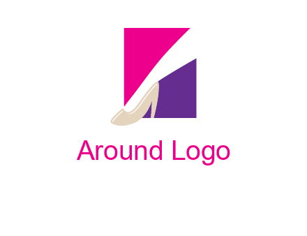 leg wearings heel shoe logo