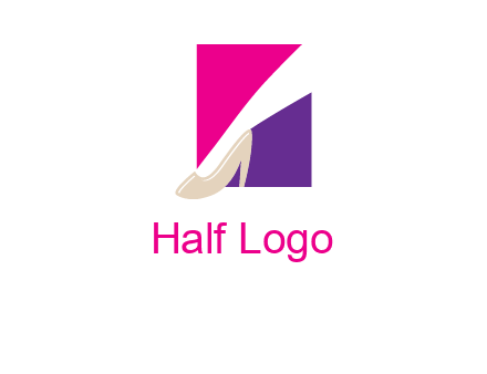 leg wearings heel shoe logo