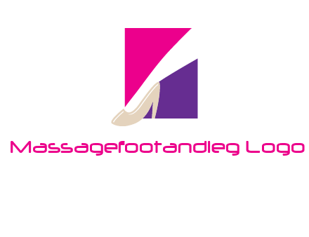 leg wearings heel shoe logo