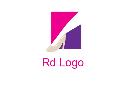leg wearings heel shoe logo