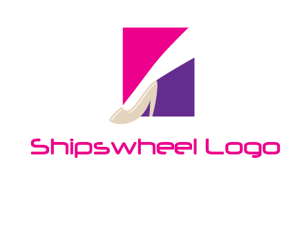 leg wearings heel shoe logo