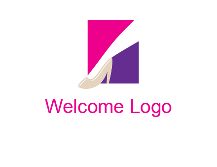 leg wearings heel shoe logo