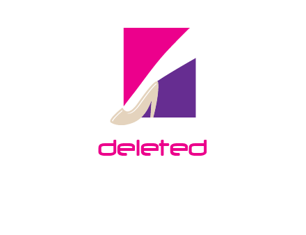 leg wearings heel shoe logo
