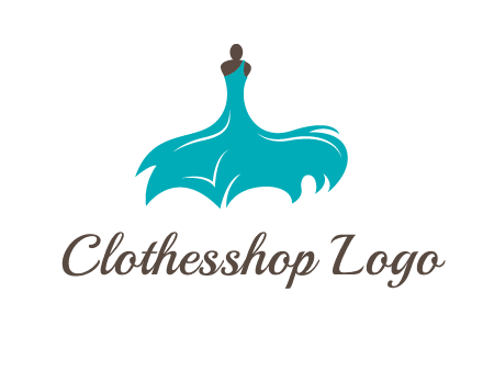 mannequin in an on shoulder dress