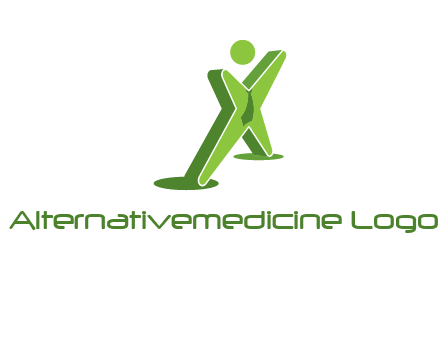 letter X man logo