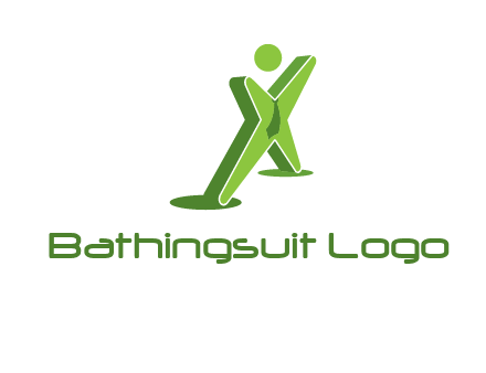 letter X man logo