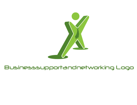 letter X man logo