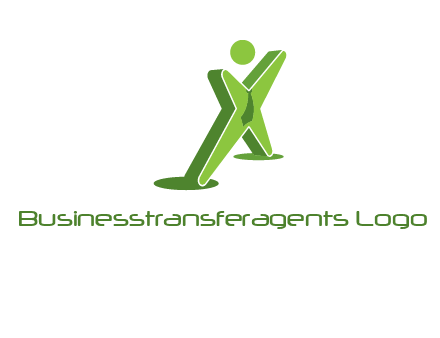 letter X man logo