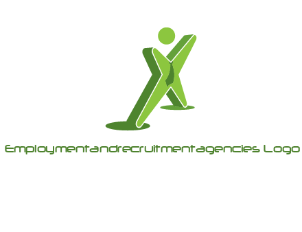 letter X man logo