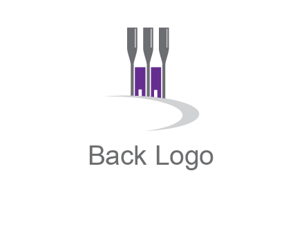 doors between wine glasses logo