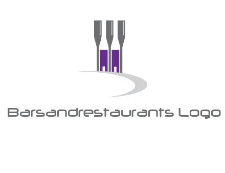 doors between wine glasses logo