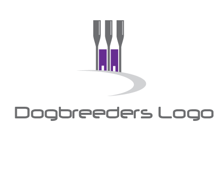 doors between wine glasses logo
