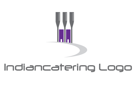 doors between wine glasses logo