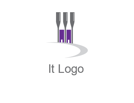 doors between wine glasses logo