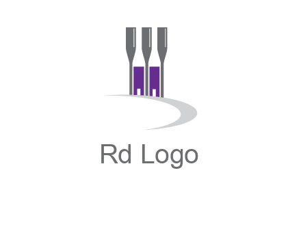 doors between wine glasses logo