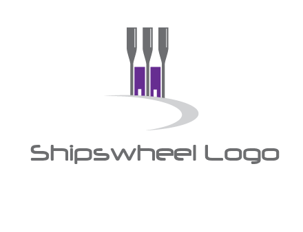 doors between wine glasses logo