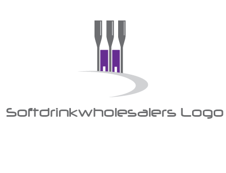 doors between wine glasses logo