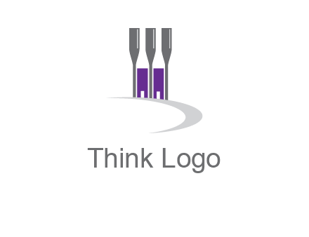 doors between wine glasses logo