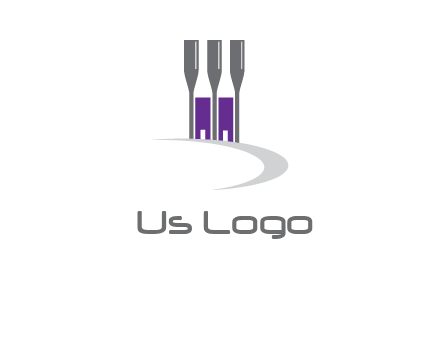 doors between wine glasses logo
