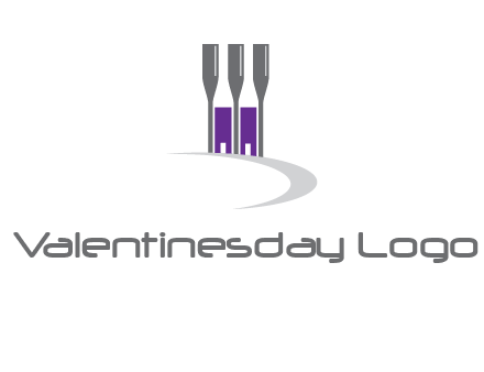 doors between wine glasses logo